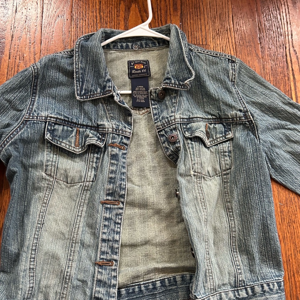 Route 66 Blue Lightweight Denim Jacket